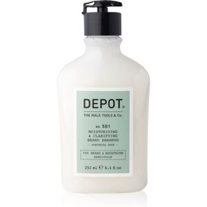 Depot 500 BEARD & MOUSTACHE SPECIFICS NO. 501 MOISTURIZING & CLARIFYING BEARD SHAMPOO hydratisierendes Shampoo für den Bart 250 ml