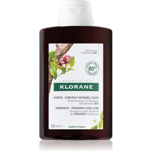 Klorane Quinine & Edelweiss Bio stärkendes Shampoo gegen Haarausfall 200 ml