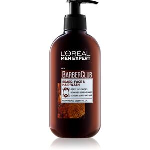 L’Oréal Paris Men Expert Barber Club Reinigungsgel für Bart, Gesicht und Haare 200 ml