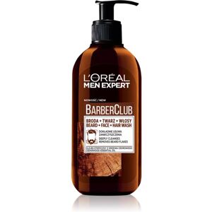 L’Oréal Paris Men Expert Barber Club Reinigungsgel für Bart, Gesicht und Haare 200 ml