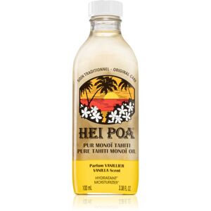 Hei Poa Pure Tahiti Monoï Oil Vanilla Multifunktionsöl Für Körper und Haar 100 ml