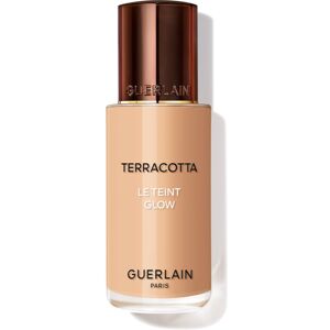 Guerlain Terracotta Le Teint Glow das flüssige aufhellende Foundation für ein natürliches Aussehen Farbton 3W Warm 35 ml