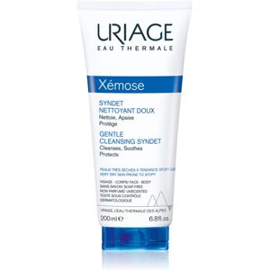 Uriage Xémose Gentle Cleansing Syndet sanfte, reinigende Gel-Creme für trockene bis atopische Haut 200 ml