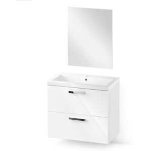 Neuesbad Basic plus Badmöbel Komplettset, 80 cm FBS1160
