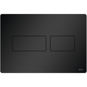 Tece solid WC-Betätigungsplatte Schwarz matt für Zweimengentechnik, 9240416 9240416