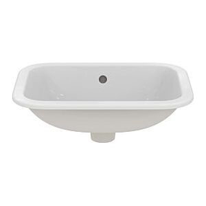 Ideal Standard Einbau Waschtisch E5057MA 50 x 38 cm, weiss Ideal Plus, ohne Hahnloch