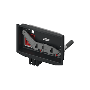 TECE Einwurfschacht 9240952 schwarz, Einbau vorne, für Reinigungstabs