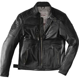 Spidi Clubber Motorrad Lederjacke Schwarz 56 male