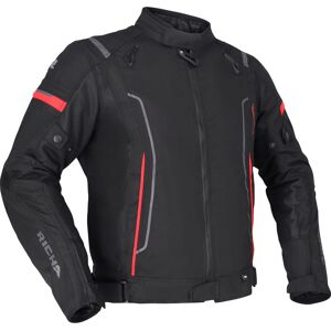 Richa Airstream 3 wasserdichte Motorrad Textiljacke Schwarz Rot 6XL unisex