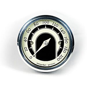 motogadget Analog Tacho motoscope tiny speedster, polierter Ring Silber unisex