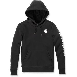 Carhartt Clarksburg Logo Damen Hoodie Schwarz S female