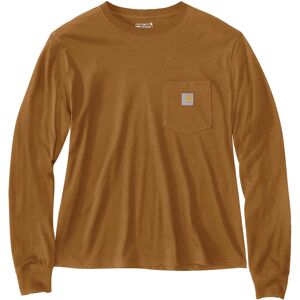 Carhartt Relaxed Fit Lightweight Pocket Damen Langarmshirt Braun M female