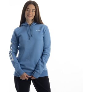 Klim Mariposa Damen Long Hoodie Weiss Blau XS female