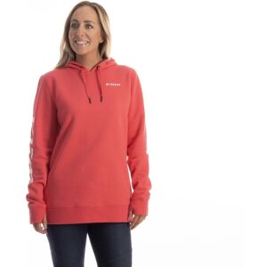 Klim Mariposa Damen Long Hoodie Weiss Rot M female