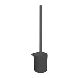 Emco Flow Toilettenbürstengarnitur 271513300 Kunststoff schwarz, Wandmodell, Bürstenstiel schwarz