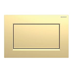Geberit Sigma 30 Betätigungsplatte 115893451 vergoldet, für Spül-Stopp-Spülung