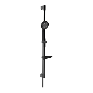 HANSAAURELIA Wandstangen-Brausenset 4715013033 Wandmontage, 970mm, kürzbar, matt-schwarz