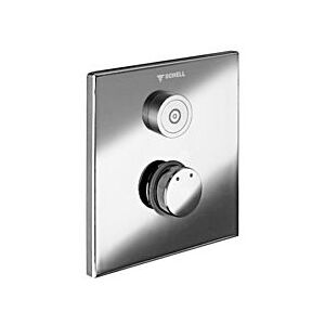 Schell Linus d-c-m Fertigmontageset 019190699 Frontplatte Messing chrom, CVD-Touch-Elektronik, für Mischwasser