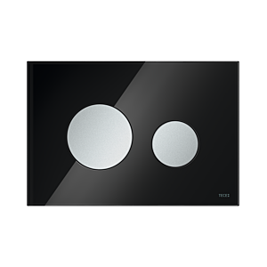 TECELoop Betätigungsplatte 9240655 Glas schwarz, Tasten chrom matt