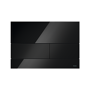 TECE TECEsquaresquare Betätigungsplatte 9240809 Glas schwarz, Tasten Schwarz