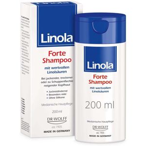 Linola Forte Shampoo - Haarpflege für juckende, trockene oder zu Schuppenflechte neigende Kopfhaut 200 ml Unisex 200 ml Shampoo
