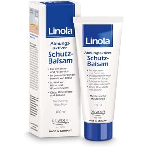 Linola Schutz-Balsam - Wundschutzcreme bei Hautwolf oder gereizter Haut Balsam 100 ml Unisex 100 ml Balsam