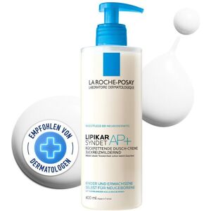 La Roche-Posay La Roche Posay Lipikar Syndet AP+ Rückfettendes Duschgel für extrem trockene, zu Neurodermitis neigende Haut, auch neugeborene Babys und Kinder Gel 400 ml Unisex 400 ml Gel