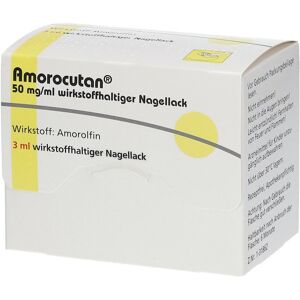 Amorocutan 50 mg/ml wirkstoffhaltiger Nagellack Wirkstoffhaltiger 3 ml 3 ml Wirkstoffhaltiger Nagellack