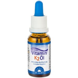 Dr. Jacob's Vitamin K2 Öl Alltrans MK7 640 Tropfen vegan zum Einnehmen 20 ml 20 ml Tropfen zum Einnehmen