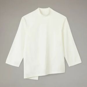 Adidas Y-3 Premium Loose Long Sleeve Tee Off White S - Women Lifestyle Shirts S