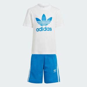 Adidas Adicolor Shorts and Tee Set Blue Bird 5-6Y - Kids Lifestyle Tracksuits 5-6Y