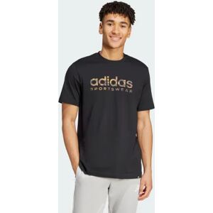 Adidas Camo Linear Graphic Tee Black XS - Men Lifestyle T Shirts,Shirts XS