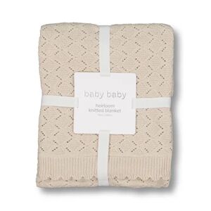 baby-baby Baby Cotton Heirloom Blanket BRICH HEIRLOOM BLANKET (PLAIN) size One Size
