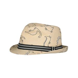 baby-berry-baby-winter-clothes Baby Fedora Straw Hat NATURAL DINO (DINOSAURS) size 00-1