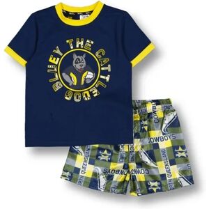 cowboys-sports-fan-gear Cowboys NRL PJ Toddler Set COWBOYS (CHECK) size 0