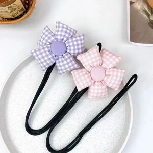 Ponytail Holder Children Hair Curler Lattice Headdress Flower Hair Curler Invisible Fashion Hair Styling Tools Hair Rod