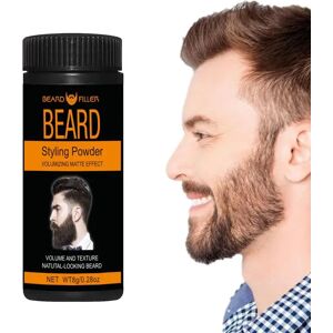 Safe Beard Texturing Stick 8g Non-Sticky Mustache Styling Volumizing Natural Beard Powder Stick Thick Tool Long Lasting Cover