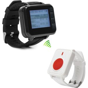 Wireless Nurse Pager System Watch Receiver Patient Button For Home Care Elderly