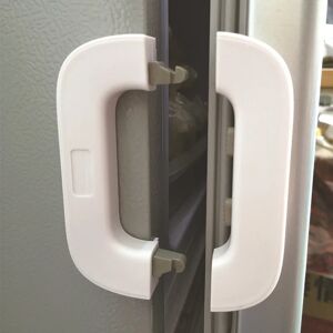 Household refrigerator lock freezer door lock toddler children's cabinet safety lock baby anti-pinching safety for baby
