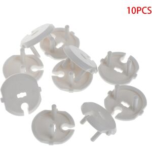 Outlet Plug Covers (10 Pack) White Child Proof Electrical Protector Caps for Baby Child Safety Kit