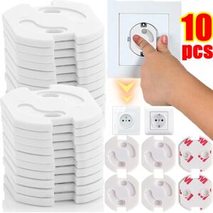 1/10pcs Electrical Outlet Protection Baby Child EU Power Socket Safety Guard Anti Electric Shock Plugs Protector Rotate Covers