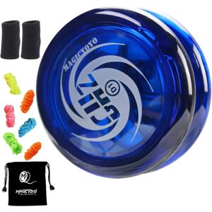 MAGICYOYO Responsive Yoyo D1 GHZ,Professional Looping Yoyos for Kids Beginner with Yoyo Strings+Finger Cot+Yoyo Bag,Blue