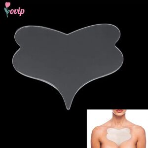 1PCS Reusable Anti Wrinkle Butterfly Shaped Treatment Chest Pad Skin Care Silicone Transparent Removal Patch Remove Wrinkles