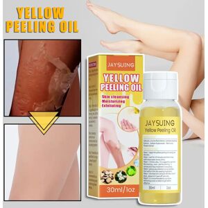 30ml Yellow Peeling Oil Lighten Elbows Knees Hands New Skin And Dark Even Treatment Tone Spot Skin Skin Whiten Bleaching A8U2