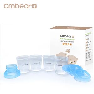 4 Pieces/Set 180ml Breast Milk Storage Bottle Wide Neck Infant Newborn Food Freezer Fresh Cup BPA