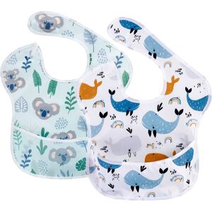 Adjustable Baby Bibs TPU Waterproof Bibs Lunch Feeding Bibs Baby Cartoon Feeding Cloth Children Baby Apron Babador Bandana