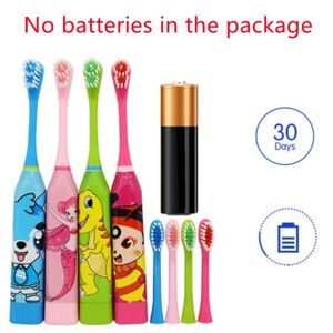 Cute Cartoon Automatic Newborn Baby Electric Toothbrush Smart Vibration Children Teether Teeth Brush for Mother Kids Items