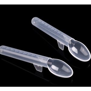 3pcs/lot Medicine Feeder Spoon Baby Infant Transparent Medicine Feeding Spoons Anti Choke Dropper Device with Scale