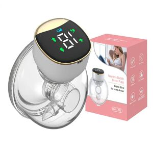 New 1pcs Wearable Breast Pump One-piece Fit and Quiet Design Electric Breast Pump Wireless Portable Compact and Lightweight