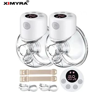 XIMYRA S12 Hands Free Electric Breast Pumps Mother Milk Extractor Portable Breast Pump Wearable Wireless Breastpump